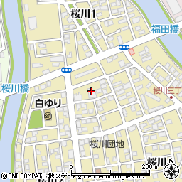 おそうじ本舗青森中央店周辺の地図