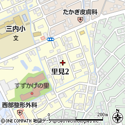 株式会社青森県月の友の会　鳴海靖久会員店周辺の地図