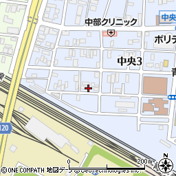 青森県青森市中央3丁目7-10周辺の地図