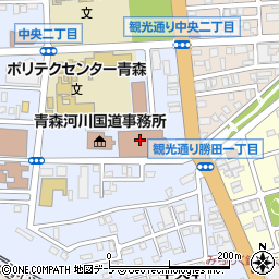 青森県共同募金会周辺の地図