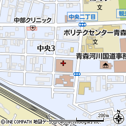 青森県庁アピオあおもり　子ども家庭支援センター周辺の地図