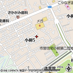 青森県青森市小柳5丁目15周辺の地図