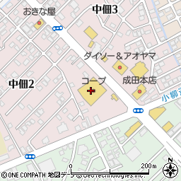 青森県民生活協同組合　つくだ店周辺の地図