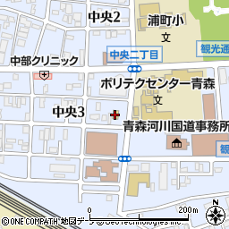 ファミリーマート青森アピオ前店周辺の地図