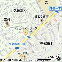 青森県青森市久須志3丁目17周辺の地図