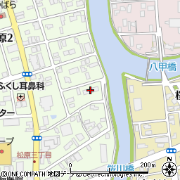 日本銀行松原家族寮周辺の地図