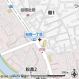 株式会社青森県月の友の会　本部周辺の地図