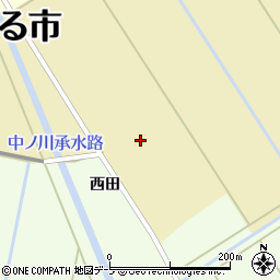 青森県つがる市木造濁川浅井6周辺の地図