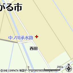 青森県つがる市木造濁川浅井8-3周辺の地図
