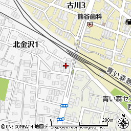 全県テスト青森公開会場周辺の地図