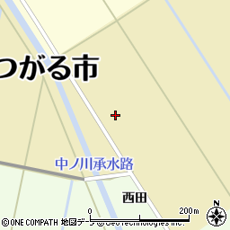 青森県つがる市木造濁川浅井12-1周辺の地図