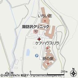 青森県青森市諏訪沢丸山周辺の地図