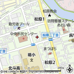 日本電信電話ユーザ協会（公益財団法人）　青森支部周辺の地図