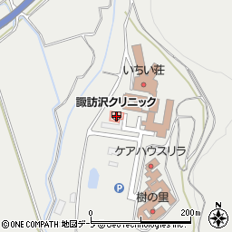 諏訪沢クリニック周辺の地図
