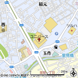 みちのく銀行ユニバース三内店 ＡＴＭ周辺の地図