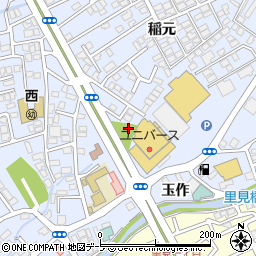 滝内児童遊園トイレ周辺の地図