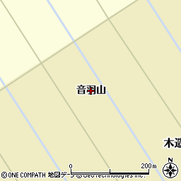 青森県つがる市木造濁川（音羽山）周辺の地図