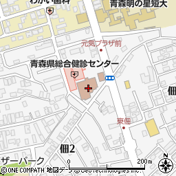 青森市保健所周辺の地図