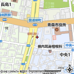 日本経済新聞社青森支局周辺の地図