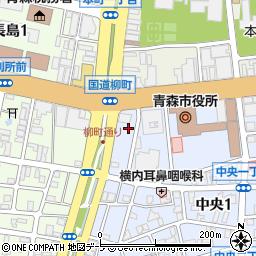 株式会社興和青森営業所周辺の地図