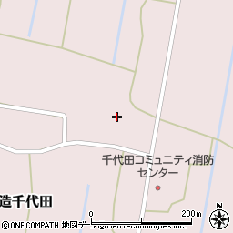 青森県つがる市木造千代田末楽周辺の地図