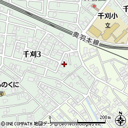 有限会社弘前劇場周辺の地図