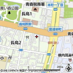 青森東京海上ビルディング周辺の地図
