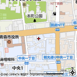 日本化薬株式会社　青森出張所周辺の地図