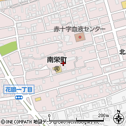 南栄町児童遊園トイレ周辺の地図