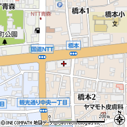 テルウェル東日本株式会社　青森支店周辺の地図
