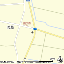 弘果弘前中央青果株式会社　南広森集荷所周辺の地図