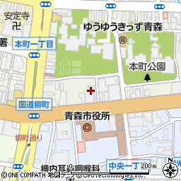 中道リース株式会社　青森支店周辺の地図