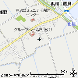 青森県つがる市木造芦沼58周辺の地図