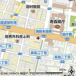 岩手銀行青森支店周辺の地図