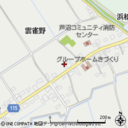 青森県つがる市木造芦沼22周辺の地図