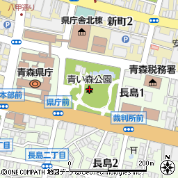 青い森公園周辺の地図