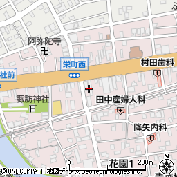 合掌堂青森店周辺の地図