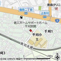 サポートホーム千刈別館周辺の地図