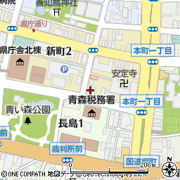 青森県商工会連合会周辺の地図
