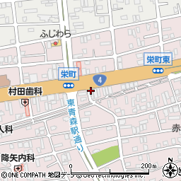 東北東映ビデオ販売株式会社　青森営業所周辺の地図
