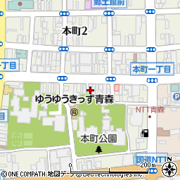 串焼きとおでん笑顔亭 本町店周辺の地図