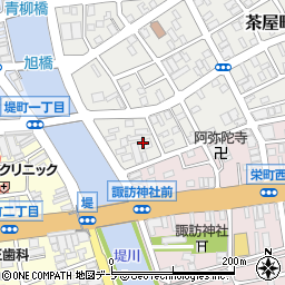 株式会社熊谷　青森店周辺の地図