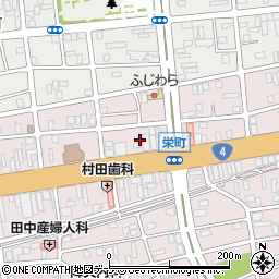 照井クリーニング　栄町支店周辺の地図