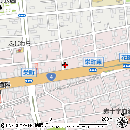 東奥日報　青森東部販売店栄町営業所周辺の地図