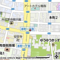 末廣ラーメン本舗 青森分店周辺の地図