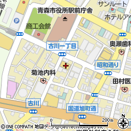 高桑商店周辺の地図