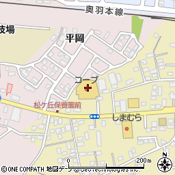 クリーニングのツルヤ生協新城店周辺の地図