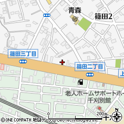 すき家青森西店周辺の地図