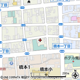 青森県社会保険労務士会周辺の地図