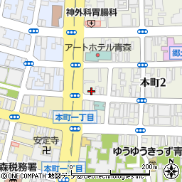 パークロック本町駐車場周辺の地図